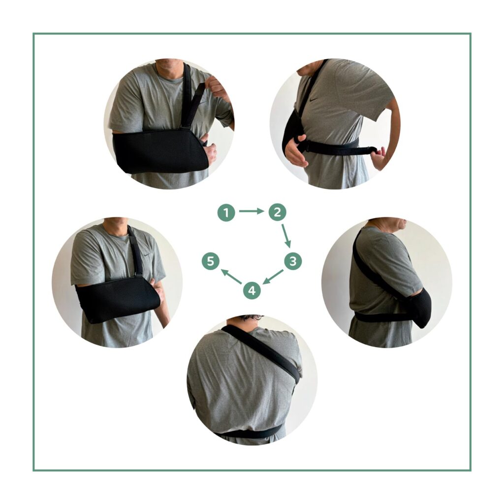 Cabestrillo Sling Negro uso